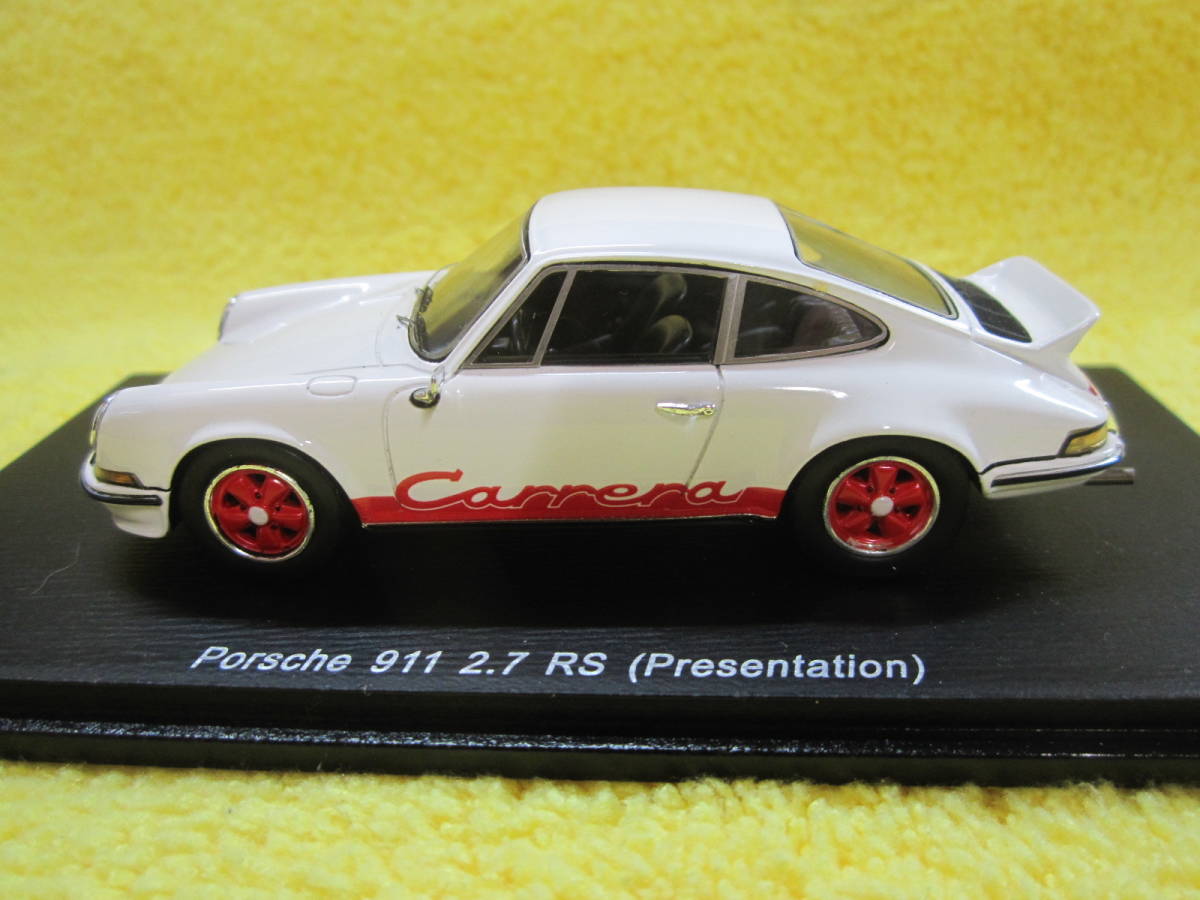 スパーク S4467 1/43 Porsche 911 2.7 RS 1973（ポルシェ 73カレラ Carrera ナナサン サーキットの狼_画像5