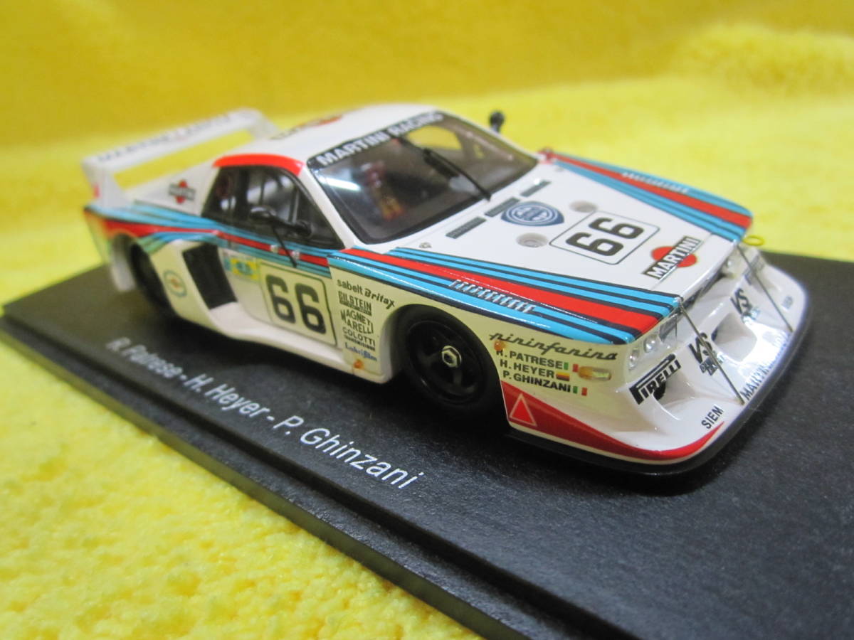 Spark S1384 1/43 LANCIA Beta Monte Carlo #66 Le Mans 1981 R.Patrese H.Heyer P.Ghinzani（ランチア ベータ モンテカルロ ル・マン24_画像2