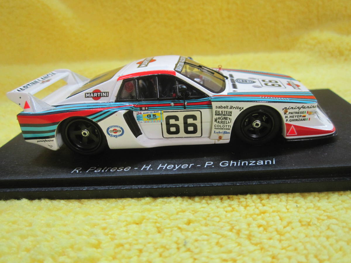 Spark S1384 1/43 LANCIA Beta Monte Carlo #66 Le Mans 1981 R.Patrese H.Heyer P.Ghinzani（ランチア ベータ モンテカルロ ル・マン24_画像6