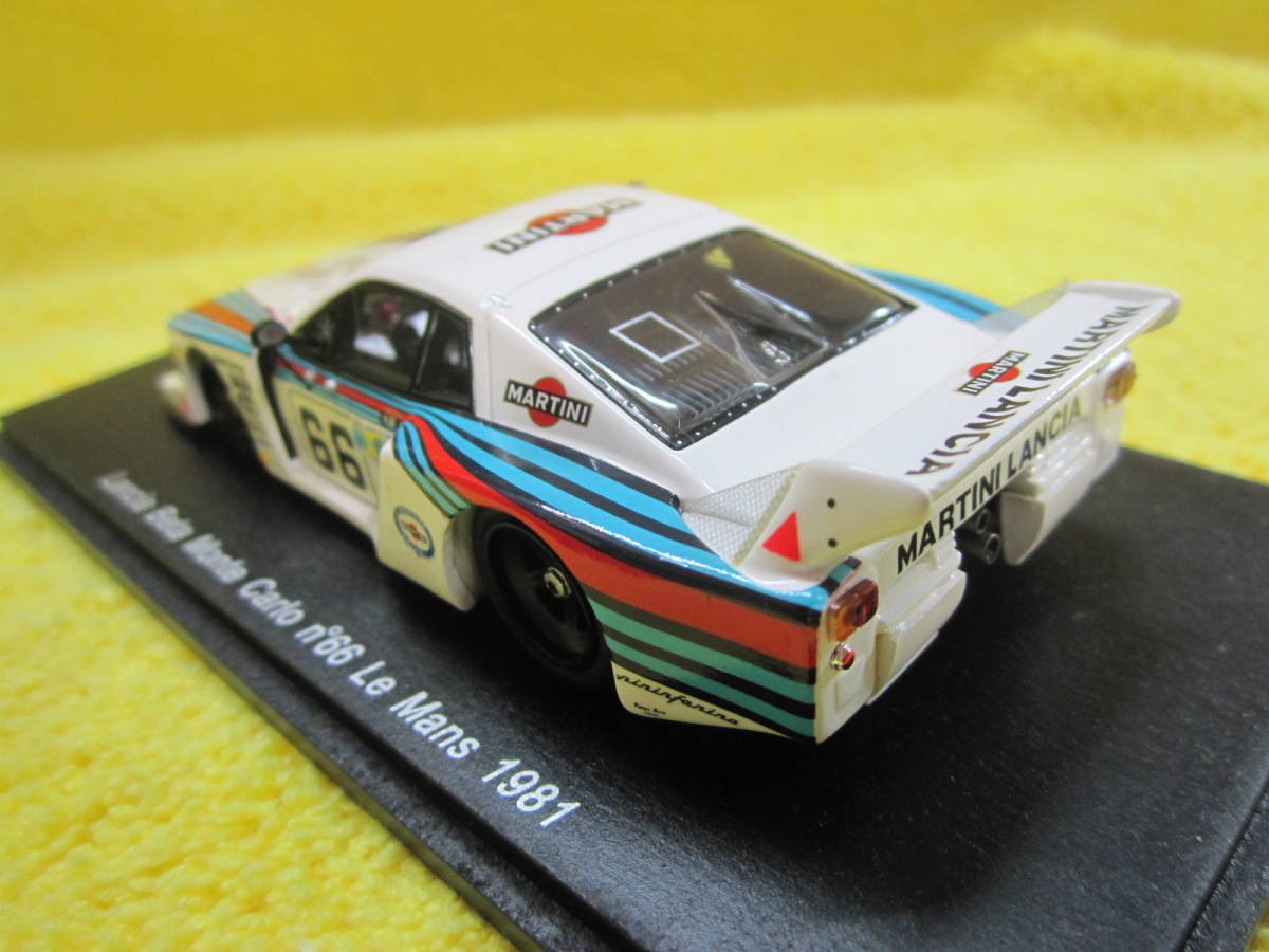 Spark S1384 1/43 LANCIA Beta Monte Carlo #66 Le Mans 1981 R.Patrese H.Heyer P.Ghinzani（ランチア ベータ モンテカルロ ル・マン24_画像7