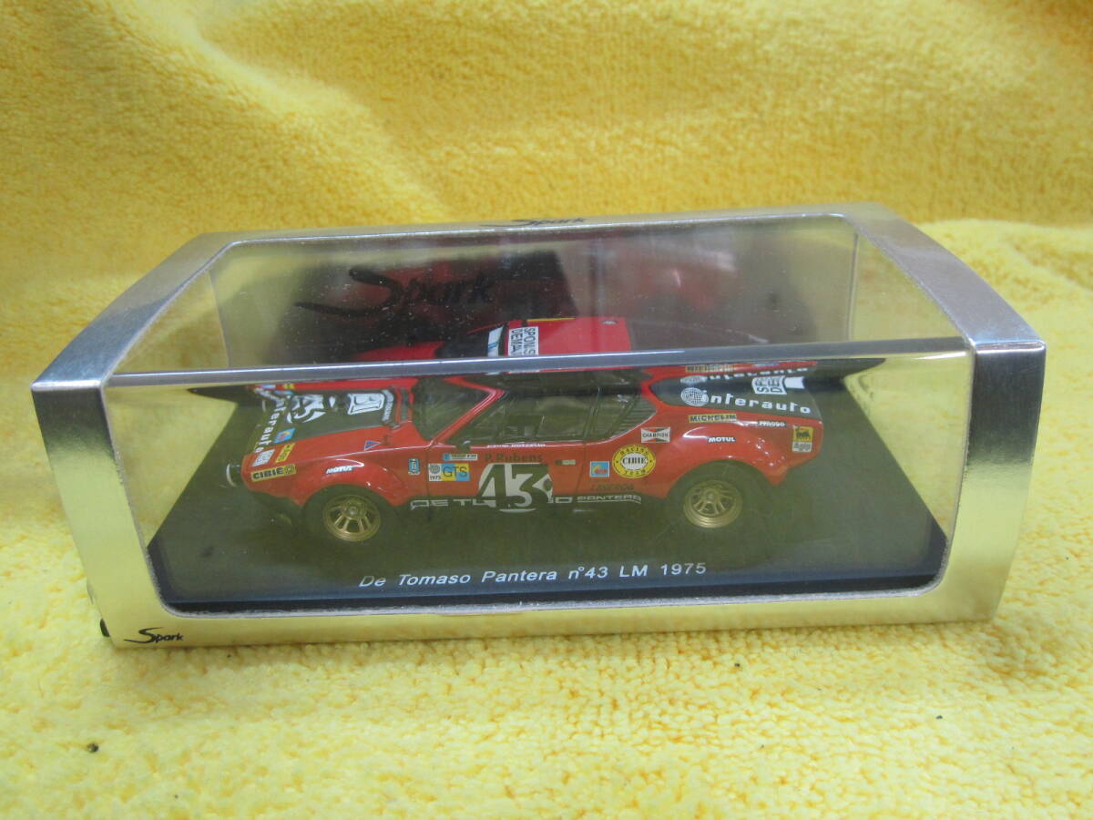 Spark S0527 1/43 De Tomaso Pantera LM #43 1975（デ・トマソ パンテーラ GT4 ル・マン_画像4