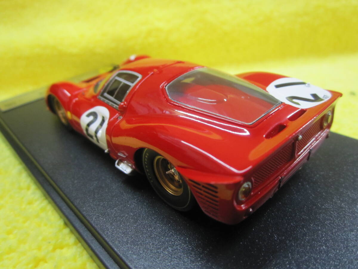 Look Smart LSLM103 1/43 Ferrari 330 P3 #21 24H Le Mans 1966 L.Bandini J.Guichet（ルックスマート フォードvsフェラーリ ル・マン_画像7