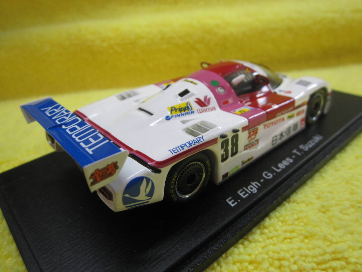 Spark S2351 1/43 TOYOTA 85C Le Mans 1985 #38 E.Elgh G.Lees 鈴木利男（トヨタ ル・マン24時間 TEMPORARU WACOAL 童夢_画像8