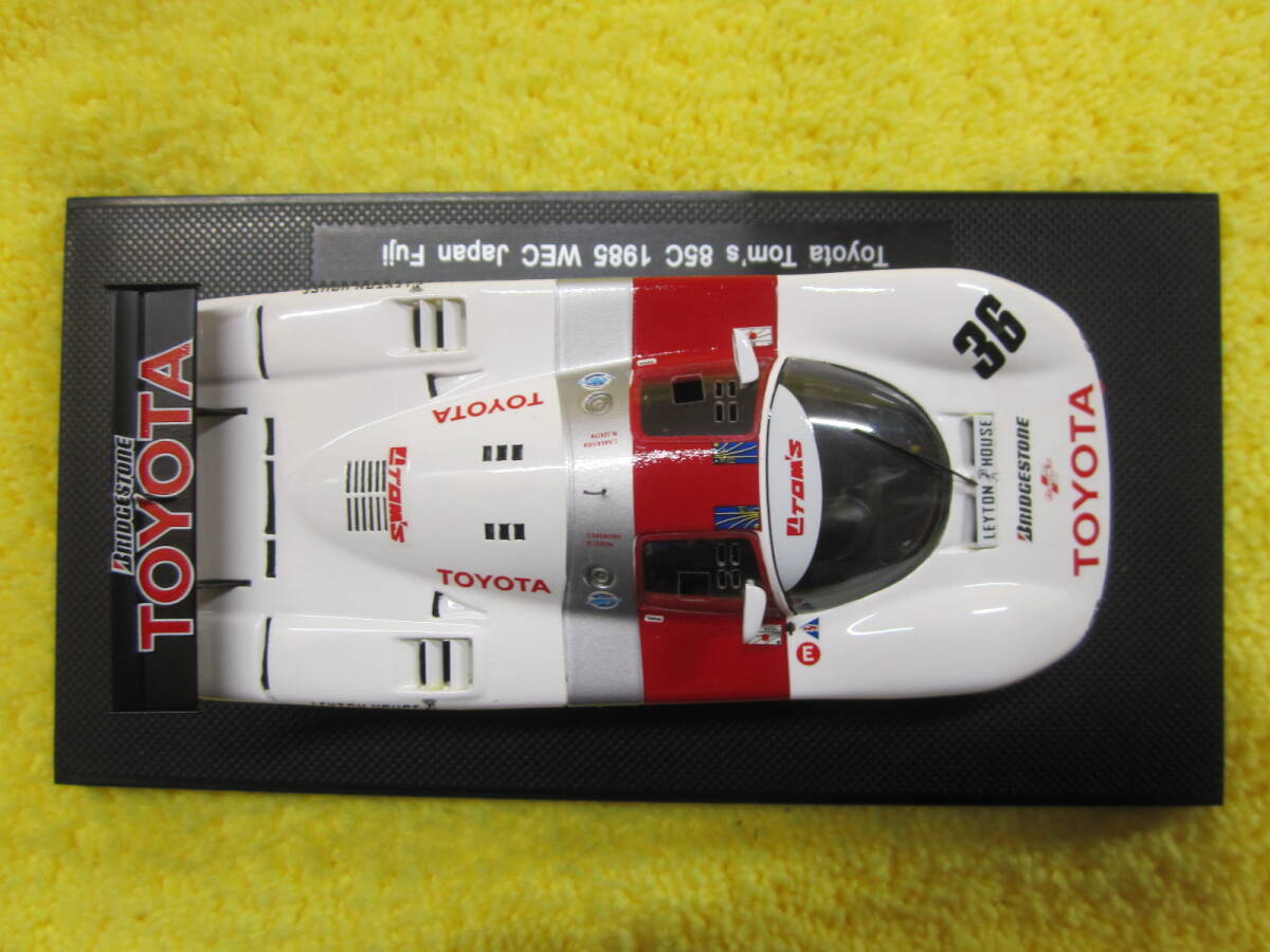 EBRRO RACING 44016 1/43 TOYOTA TOM`S 85C 1985 WEC JAPAN Fuji #36 Nakajima Satoru .. правильный добродетель ( Toyota TOM`S LEYTON HOUSE