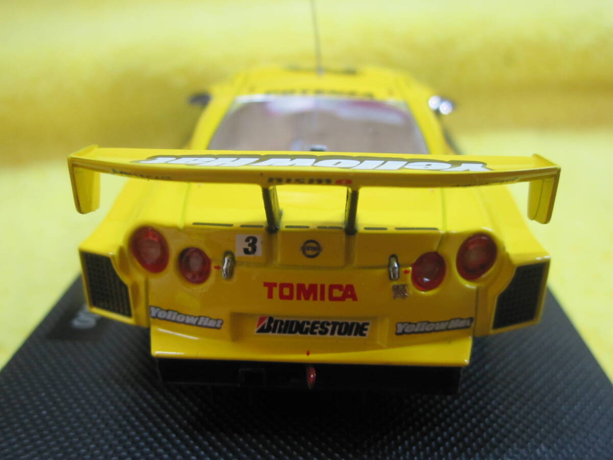 EBBRO 44130 1/43 YELLOW HAT YMS TOMICA R35 NISSAN GT-R 2008 Fuji SUPERGT500（ニッサン トミカ イエローハット _画像8