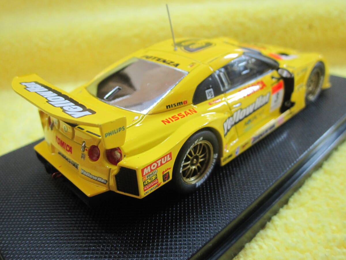 EBBRO 44130 1/43 YELLOW HAT YMS TOMICA R35 NISSAN GT-R 2008 Fuji SUPERGT500（ニッサン トミカ イエローハット _画像9