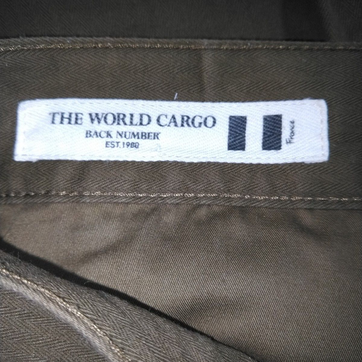 back number the world cargo ワイドカーゴパンツ