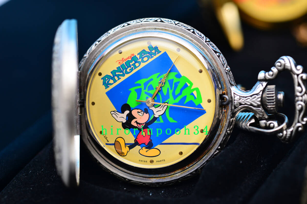  не использовался woruto* Disney * world Mickey Mouse ограничение кварц часы Disney SWISS PARTS