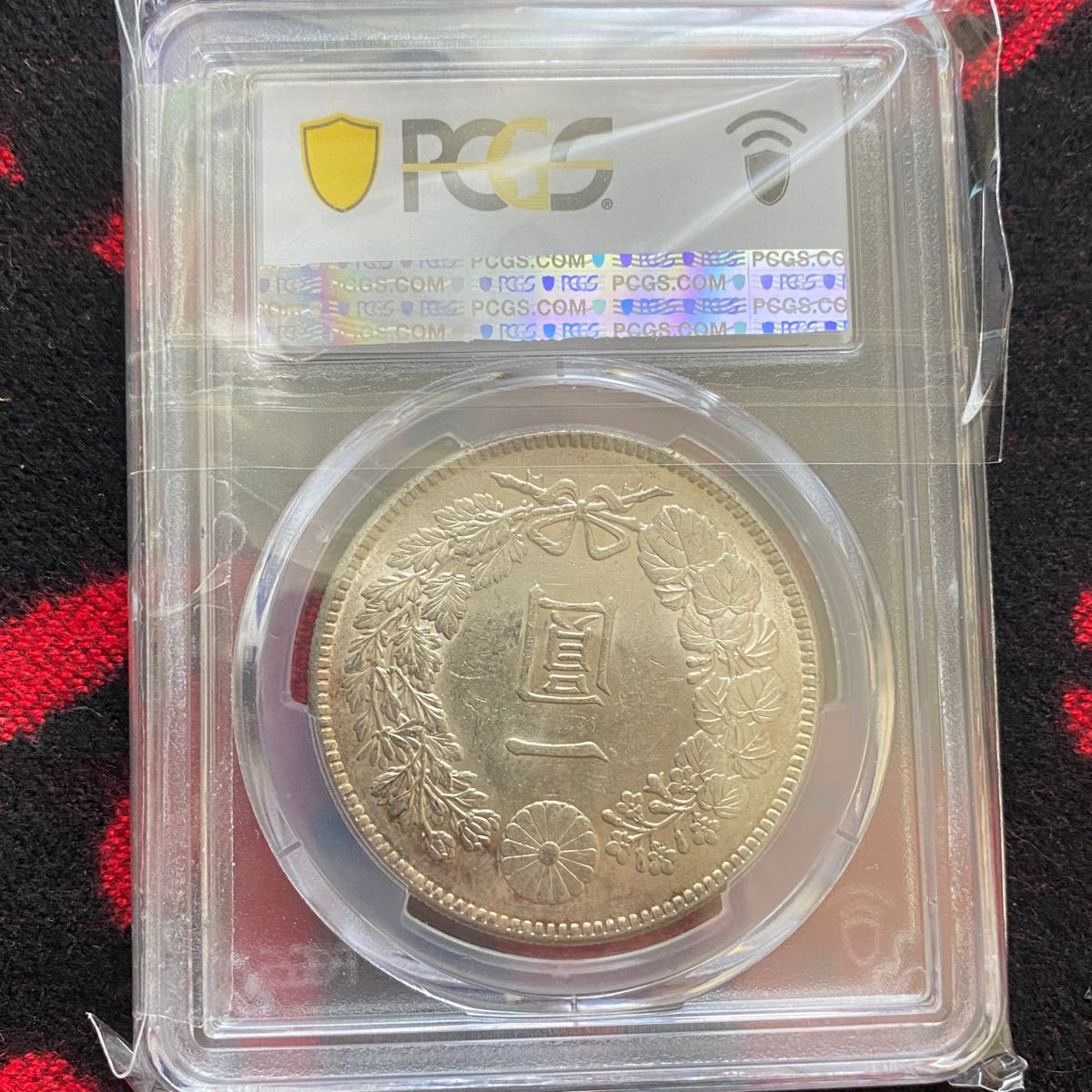 PCGS　AU58　新1円銀貨　A01　大正3年　極美品＋　1914年　古銭