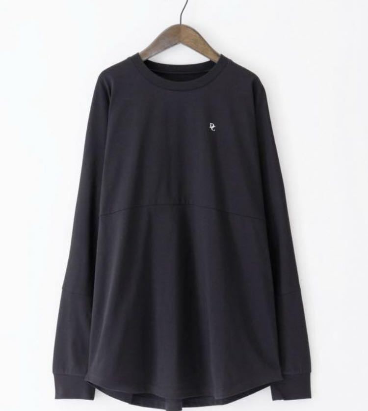 * new goods unused *DRESS CAMP back print long sleeve cut and sewn black free size 