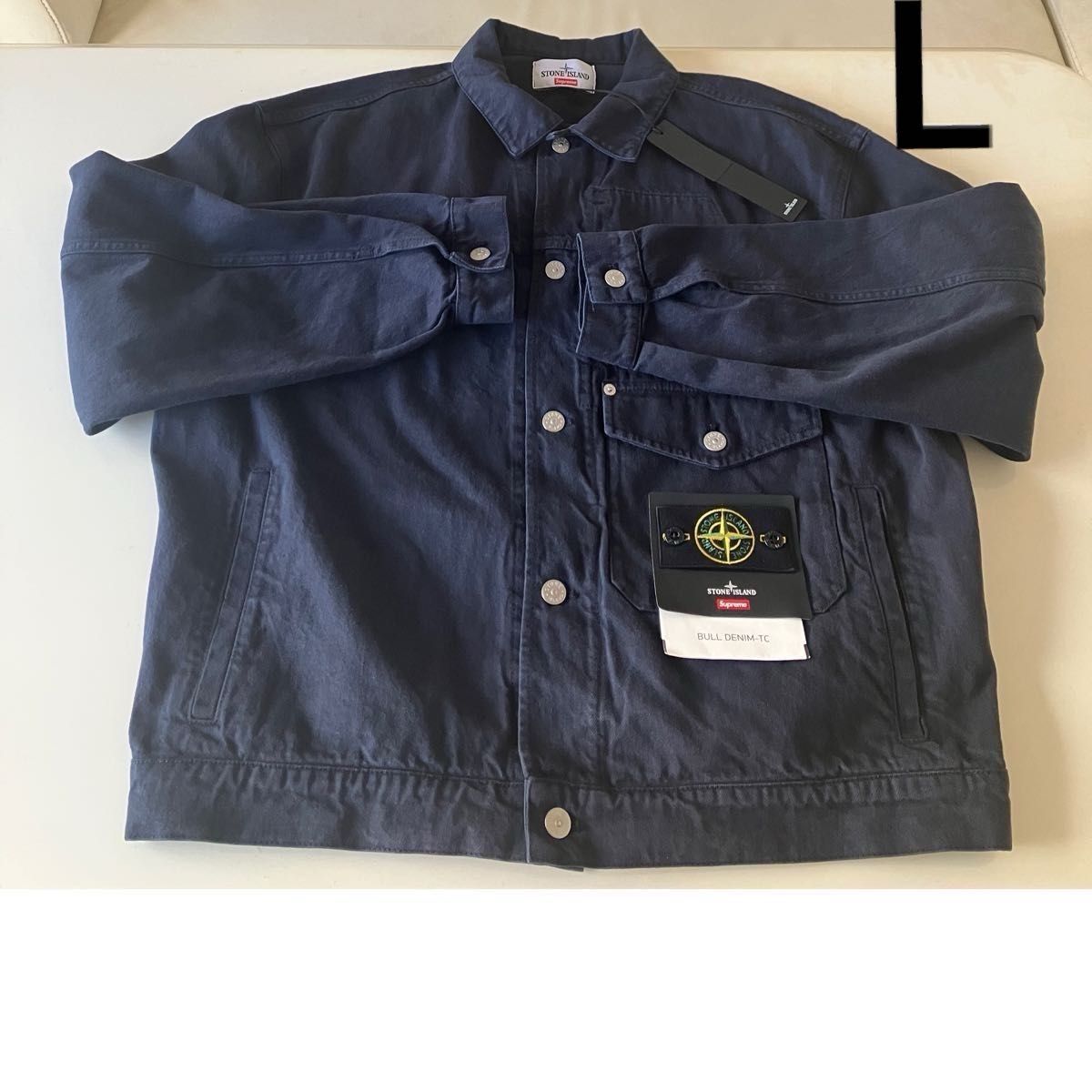 Supreme Stone Island Denim Trucker ネイビー|Yahoo!フリマ Supreme Stone Island Denim Trucker ネイビー|Yahoo!フリマ