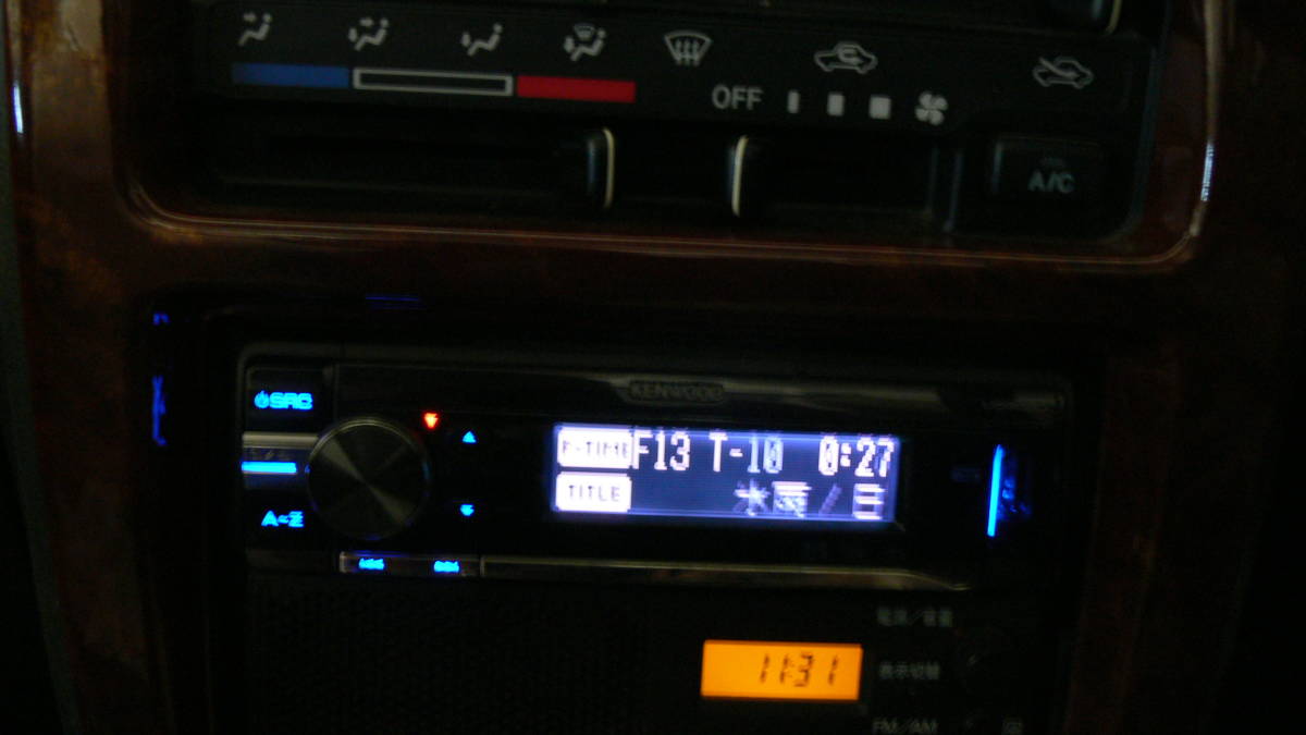 KENWOOD　U585SD　MP3/WMA/AAC対応　CD/USB/SDレシーバー　中古品　ツイーター付属_画像8