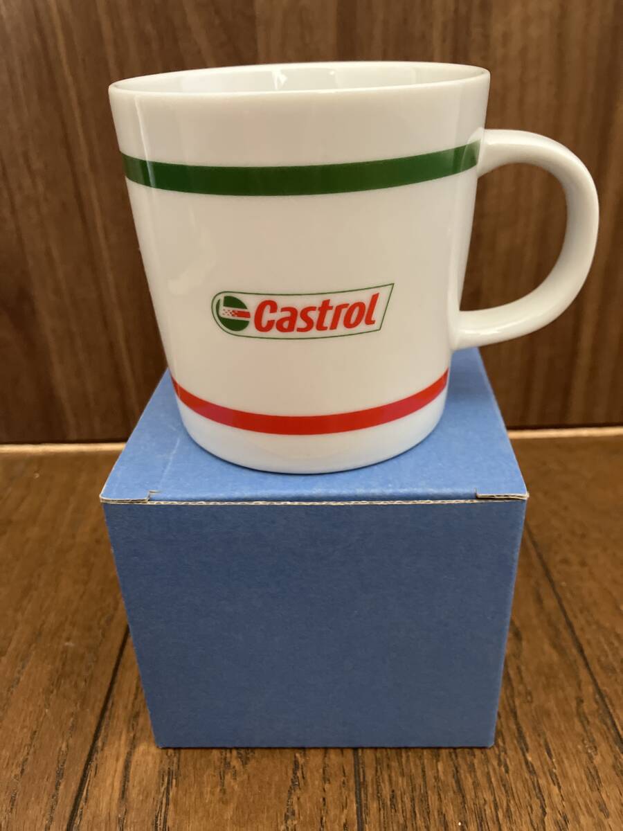 箱有り　castrol　カストロール　マグカップ　1個　販売促進用景品　日本製　販促品　コップ　陶磁器_画像2