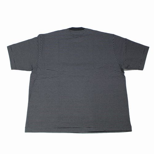 everyone エブリワン 23SS border short sleeve tee shirts ボーダーTシャツ L グレー_画像2