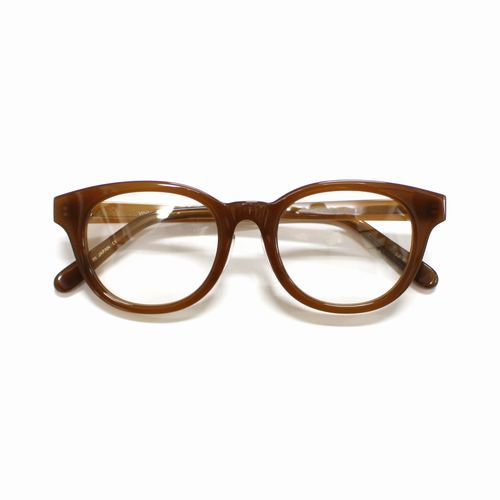 Plagep Large .22AW voila glasses frame Brown clear 