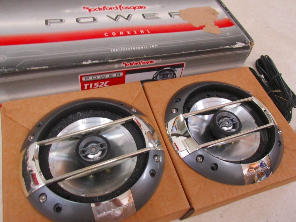 κ【新品】ROCKFORD FOSGATE ロックフォード POWER T152C スピーカー 2WAY コアキシャル【送料無料】_画像1