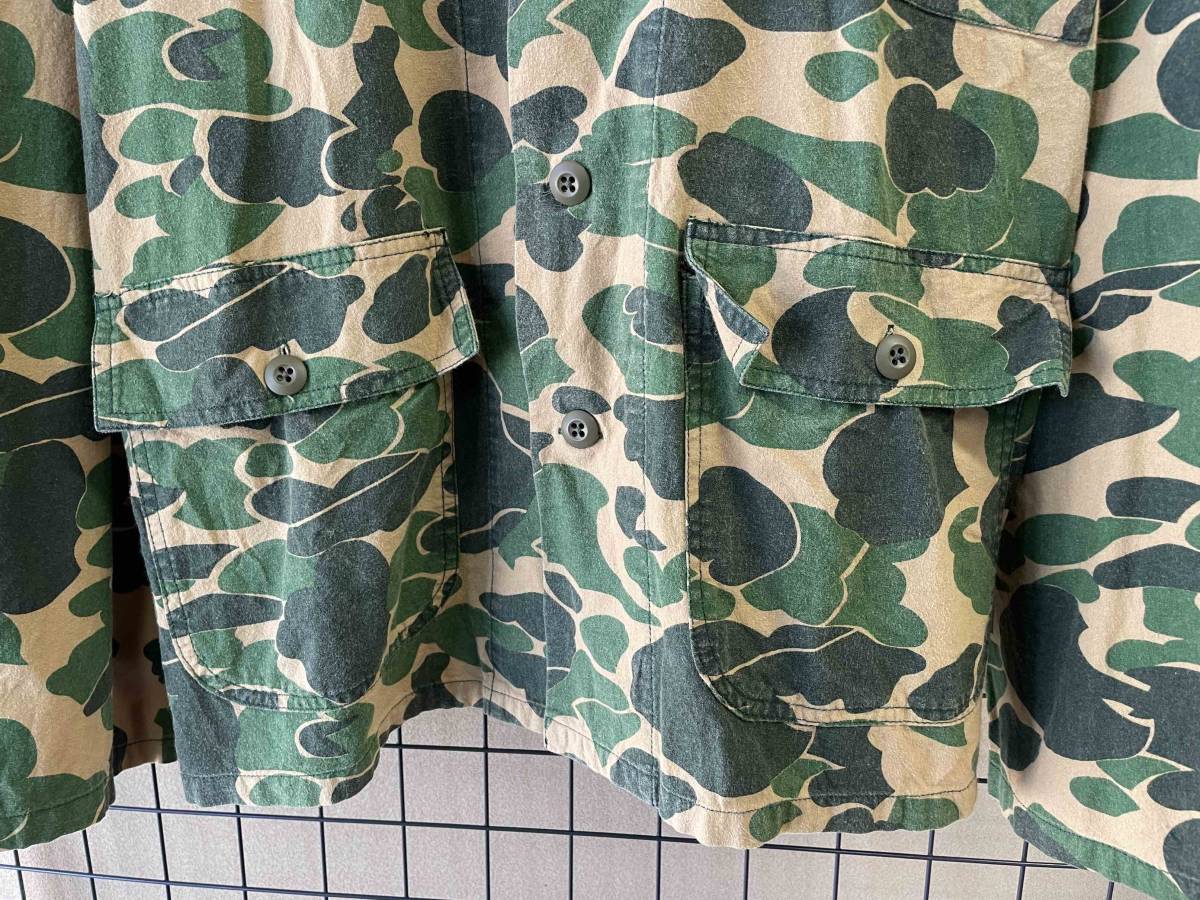 【South2 West8/サウスツーウエストエイト】S2W8 Camouflage Hunting Shirt sizeS 迷彩 カモ柄 ハンティングシャツ ネペンテス NEPENTHES_画像3