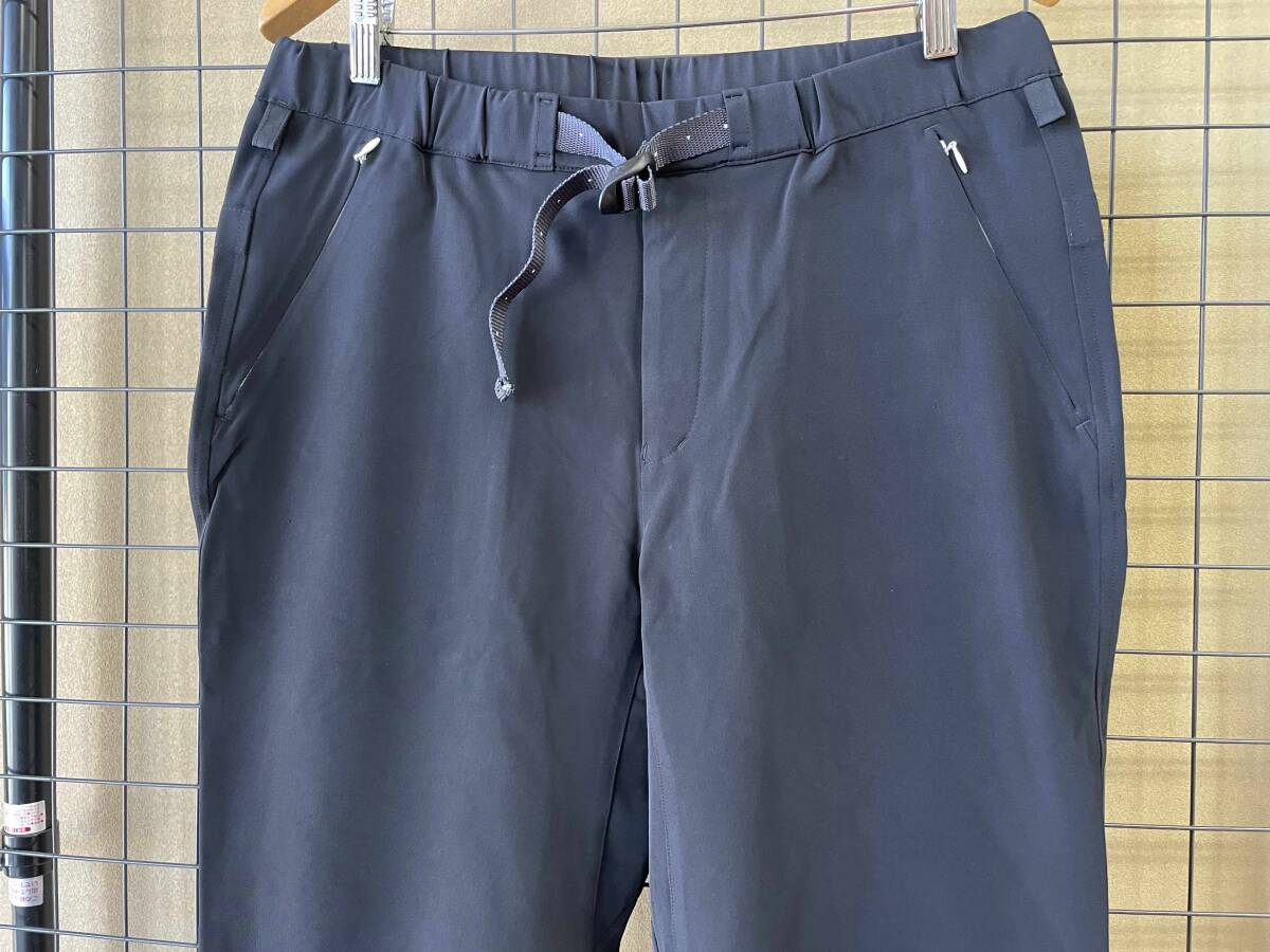 MADE IN JAPAN【O-/オー】0-cho-rui-lab レイチョウルイラボ O-W-04 SICK EASY sizeL Easy Pants BLACK ストレッチ イージーパンツ_画像2