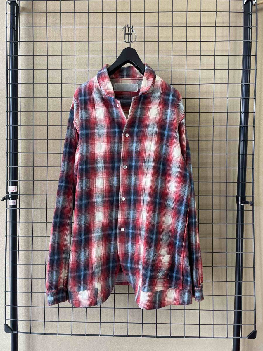 【PHINGERIN/フィンガリン】Cotton Flannel Check Shirt sizeM MADE IN JAPAN コットン フランネル チェックシャツ ミニポケット付き_画像1