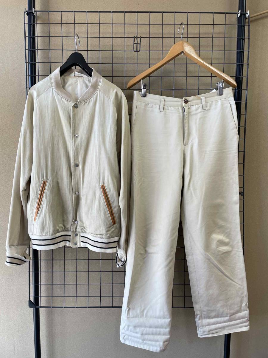 【DIGAWEL/ディガウェル】Cotton × Silk Rib Jacket size1 コットン×シルク リブジャケット ブルゾン ボンバージャケット セットアップ_画像2