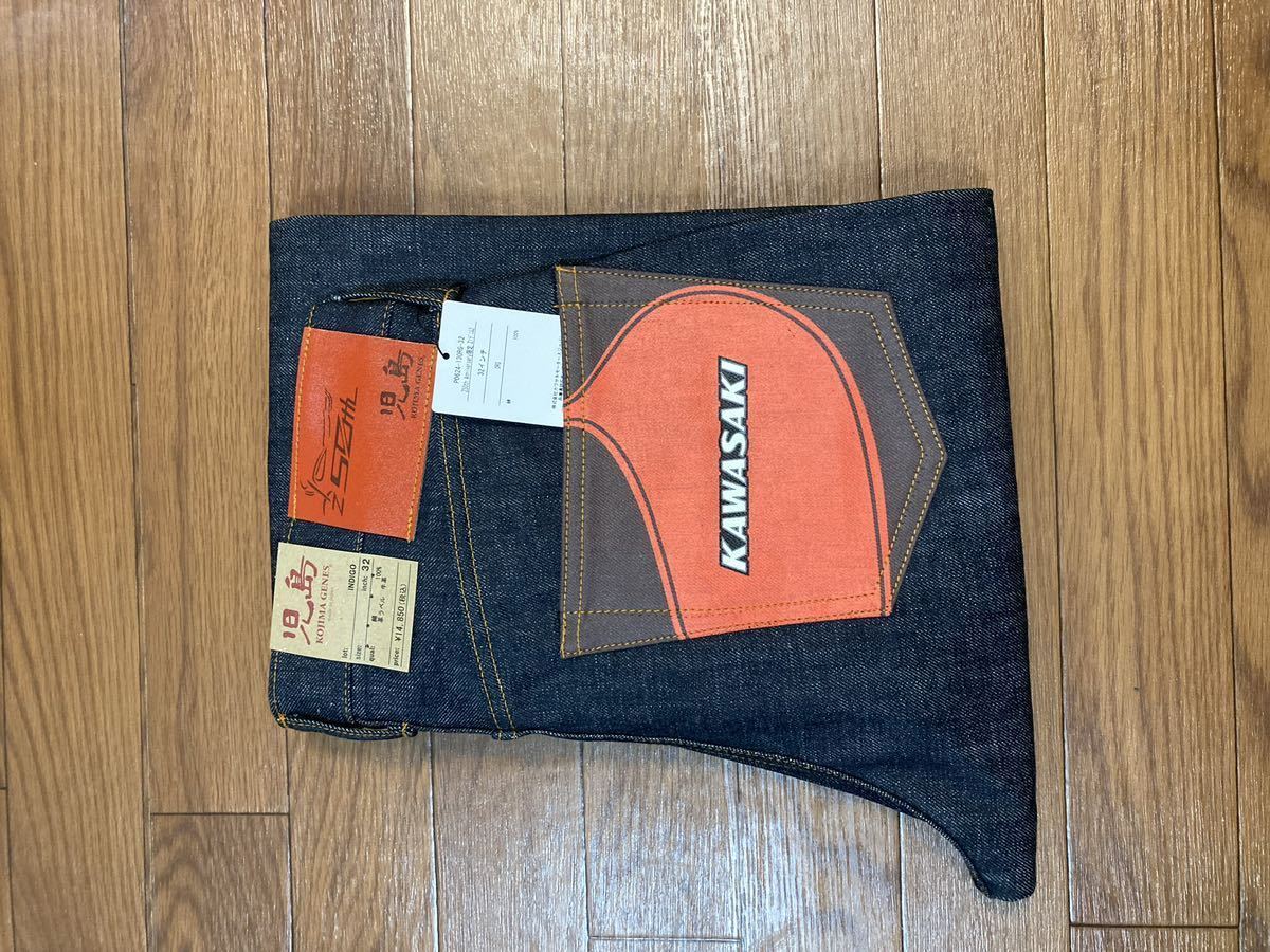  ограниченный товар новый товар не использовался kawasaki Z900RS 50th Anniversary память джинсы 32 дюймовый Z1 Denim 2. остров джинсы 50 годовщина Kawasaki 