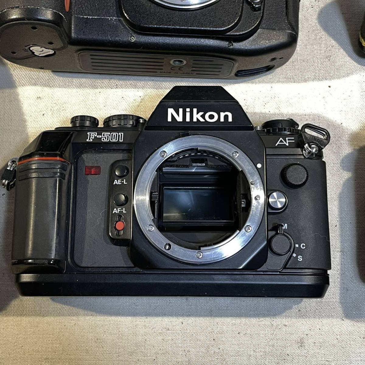 Nikon フィルムカメラ F100 F90 F-501 F-801s / レンズ スピードライト セット【ジャンク】一眼レフ ニコン_画像3