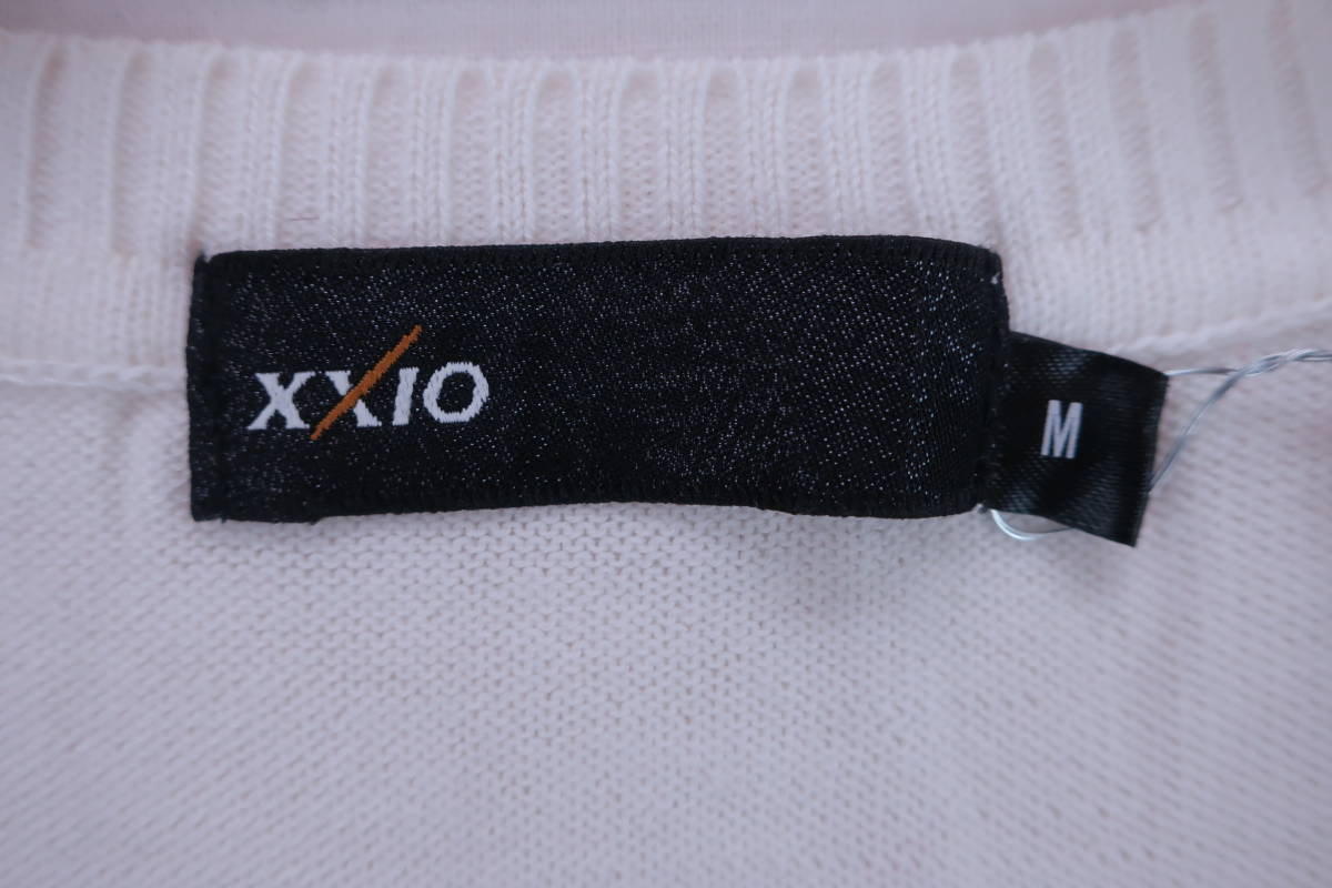 XXIO(ゼクシオ) 薄手セーター ベージュチェック メンズ M ゴルフウェア 2312-0555 中古_画像3