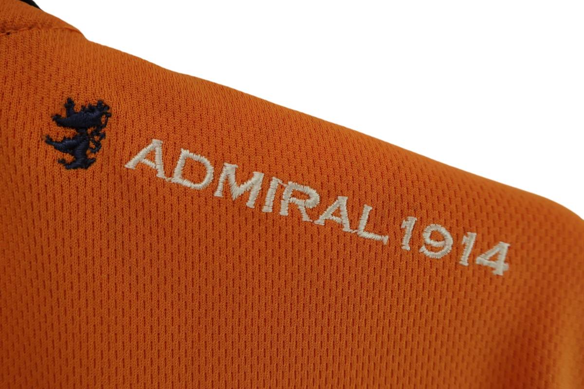【美品】Admiral(アドミラル) ポロシャツ オレンジ メンズ L ゴルフ用品 2401-0106 中古の画像6