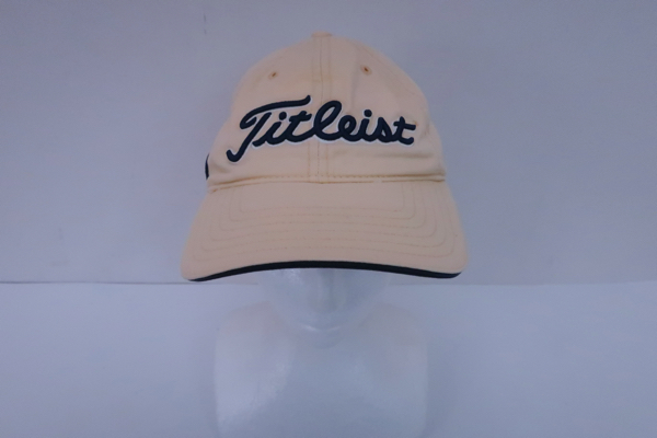 【感謝セール】Titleist(タイトリスト) キャップ 黄 メンズ フリーサイズ ゴルフ用品 2112-0230 中古_画像1