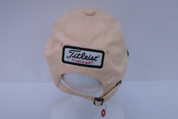 【感謝セール】Titleist(タイトリスト) キャップ 黄 メンズ フリーサイズ ゴルフ用品 2112-0230 中古_画像3