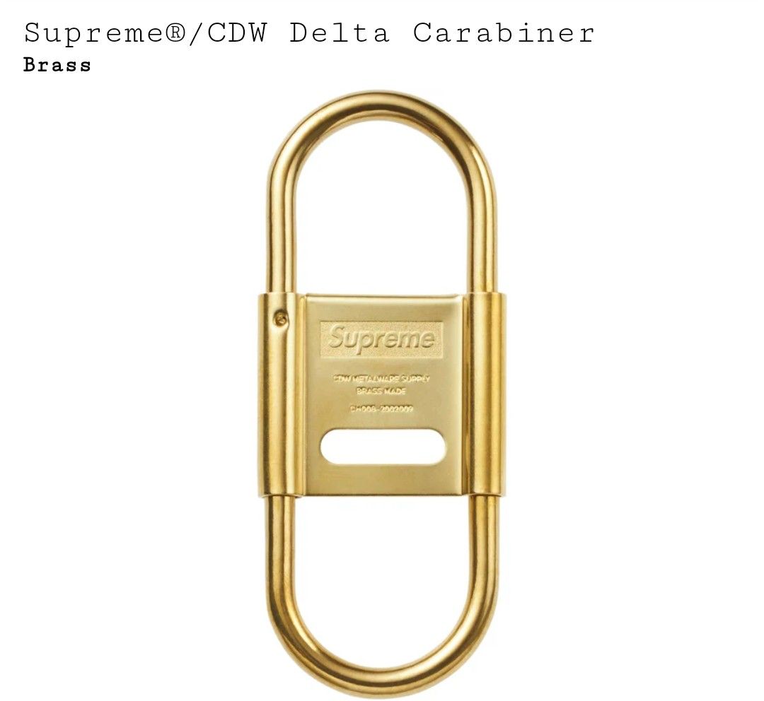 Supreme CDW Delta Carabiner Gold シュプリーム