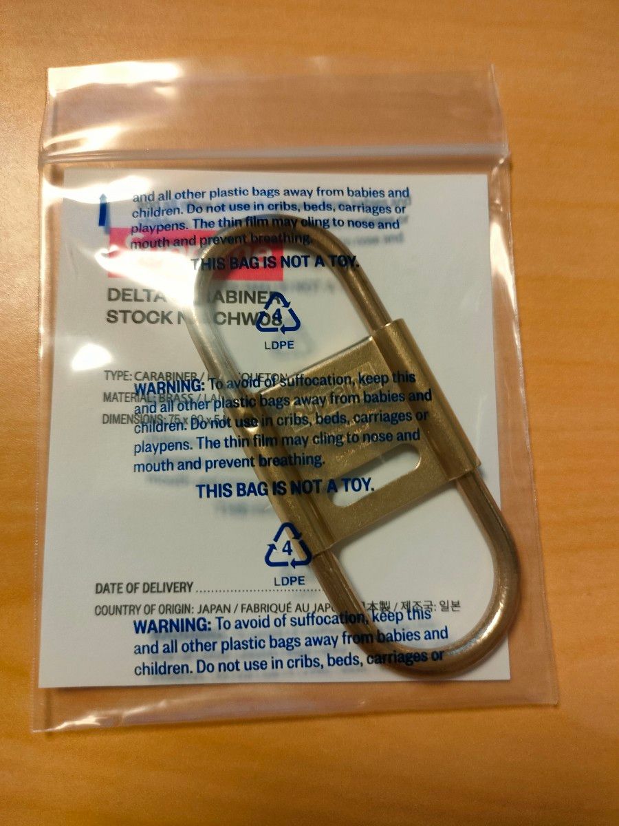 Supreme CDW Delta Carabiner Gold シュプリーム