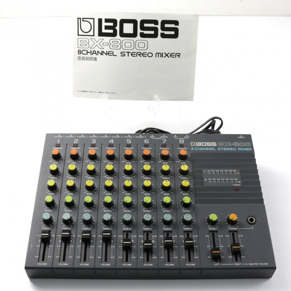 【通電OK/取り扱い説明書付き】BOSS BX-800 A 8ch ステレオミキサー ボス ブラックカラー黒色 趣味 初心者 練習 コレクション 005FCEFR66_画像1