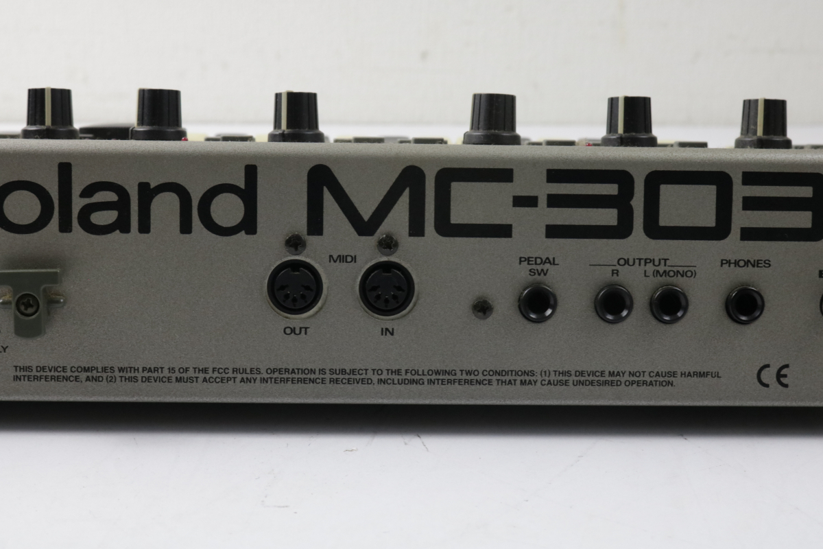 【取り扱い説明書付き】Roland MC-303 groovebox シーケンサー ローランド グレーカラー 灰色 趣味 初心者 練習 コレクション 008FCEFR70_画像9