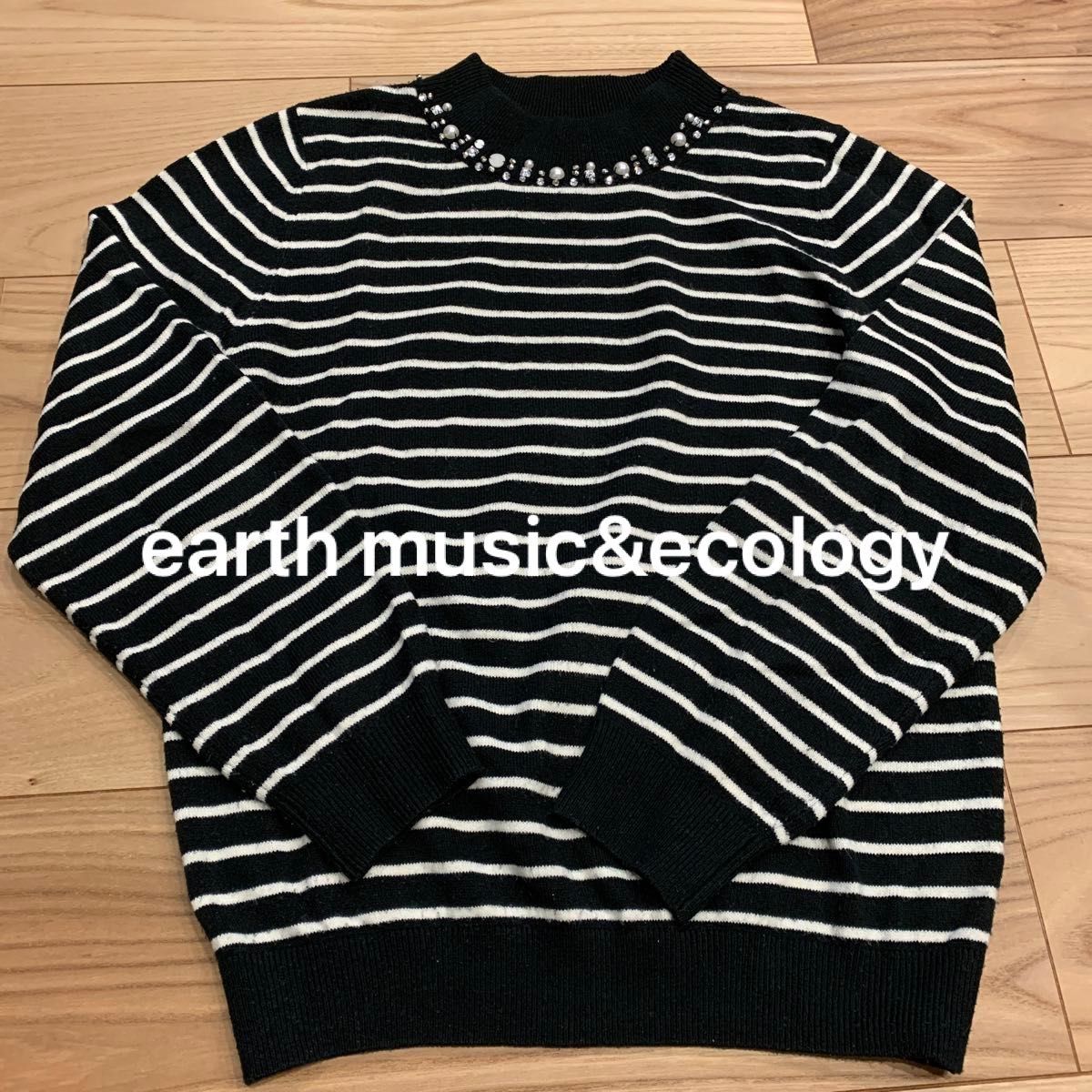 値下げ)earth music&ecology　ボーダーニット