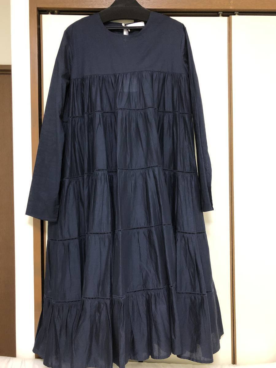 MERLETTE マーレット ワンピース ドレス ESSAOUIRA コットン Sサイズ ネイビー 新品タグ付き