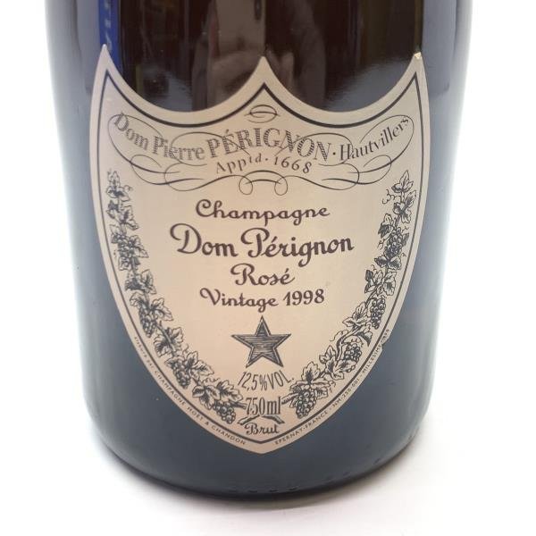 Dom Perignon ドン ペリニヨン ロゼ 750ml ドンペリ ヴィンテージ 1998 シャンパン 果実酒 アルコール12.5度 フランス お酒 管理RY24000395_画像6