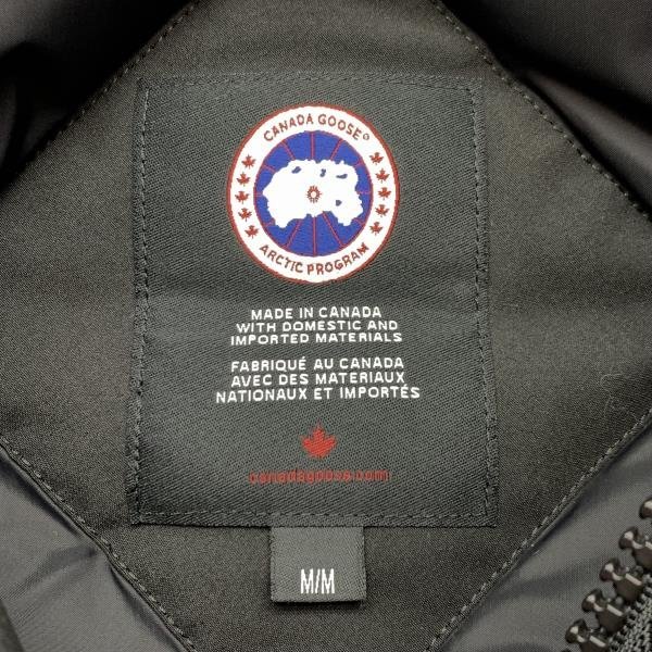 CANADA GOOSE カナダグース 3438J ジャスパーパーカー コヨーテファー ダウンジャケット サイズM/M 黒 ブラック メンズ 管理RY24000605_画像4