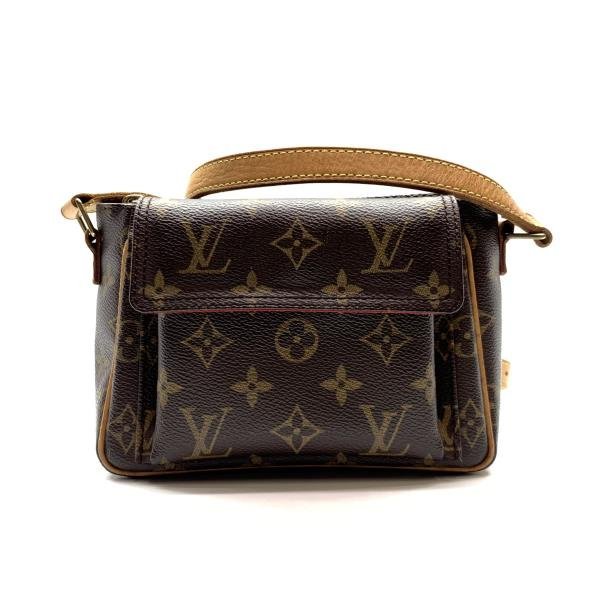 LOUIS VUITTON ルイヴィトン M51165 ヴィバシテPM モノグラム ショルダーバッグ ポシェット ファスナー開閉 レディース 管理RY24000629_画像1