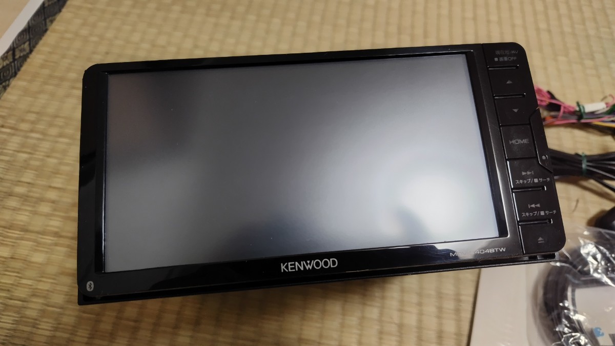 ☆KENWOOD ケンウッド カーナビ MDV-D404BTW 地図更新2023年第1版(2023秋版最新)オービス(最新) 2017年製 Bluetooth 新品ワンセグアンテナ_画像4