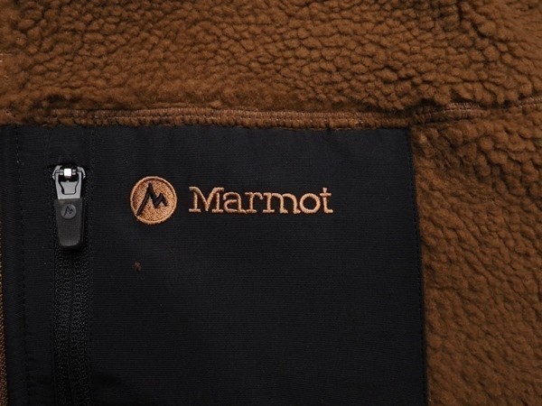 新品正規 Marmot マーモット 海外限定 バルキー厚手ボア ジップアップフリース ジャケット メンズ100(L)キャラメル(CA) 直営店購入 KW0902_画像8