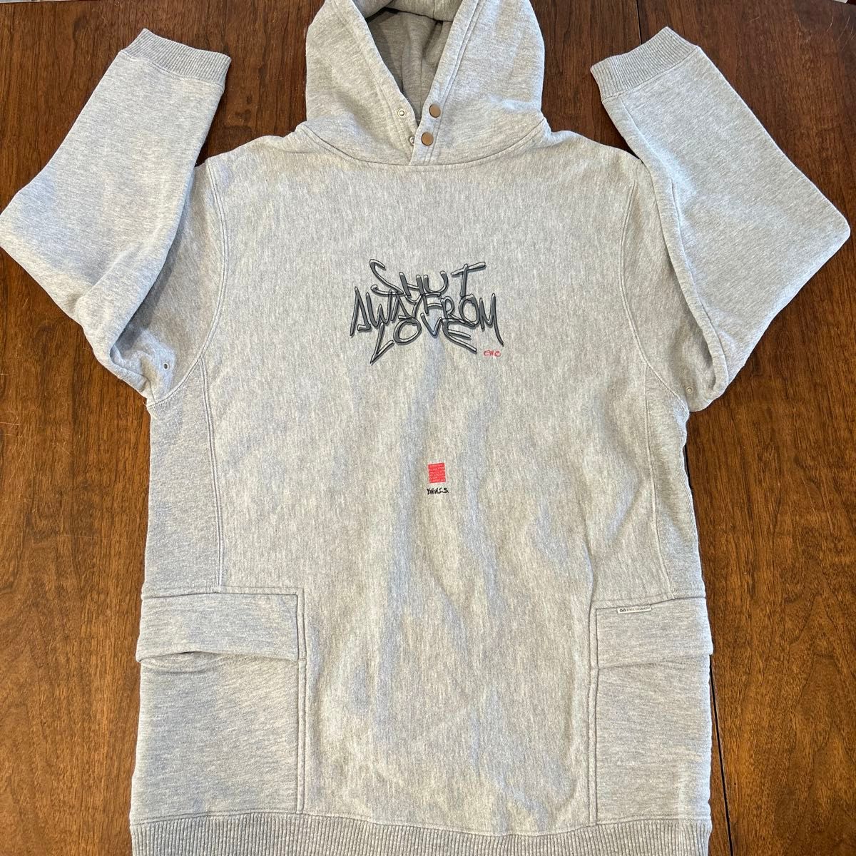 スウェット パーカー Sweatshirt Hoodie Gray  FREE DELIVERY