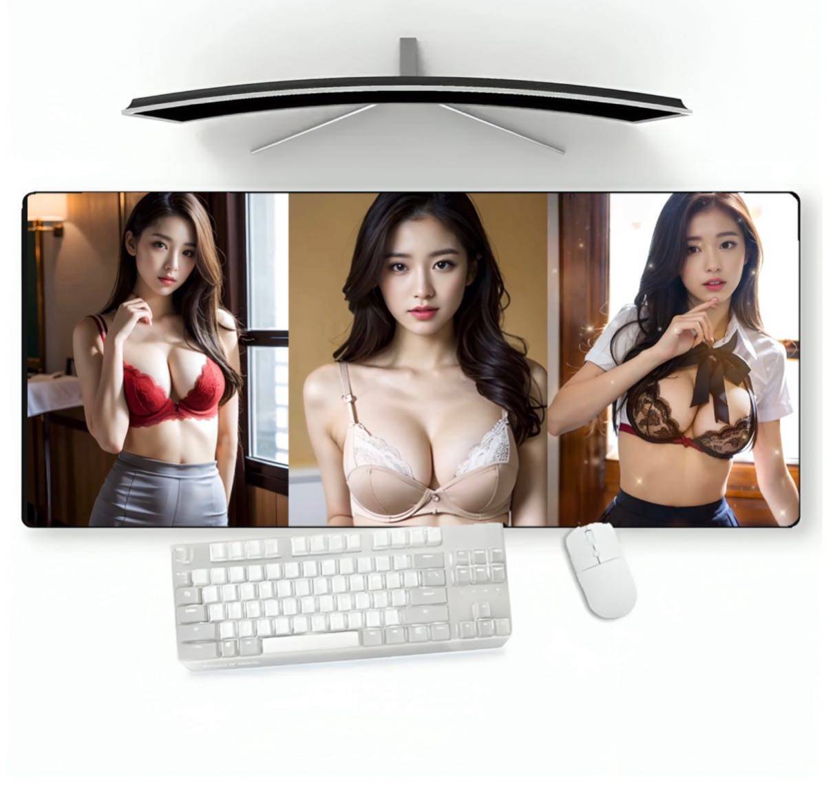  mouse pad up boom beautiful woman collection ero model bikini ornament one person living sexy .... style 30cm× 70cm ×2mm