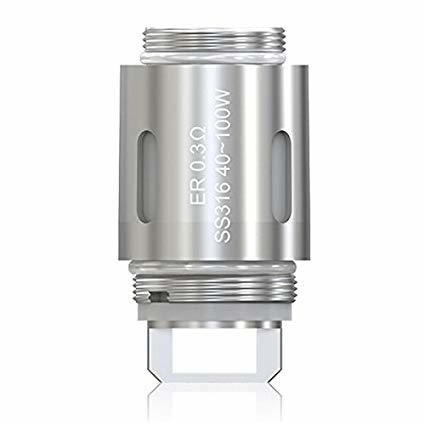 VAPE　Eleaf MELO RTシリーズ アトマイザー SS316 ER 0.3ohmコイル（40-100W）DL コイル　新品　交換用コイル_画像2