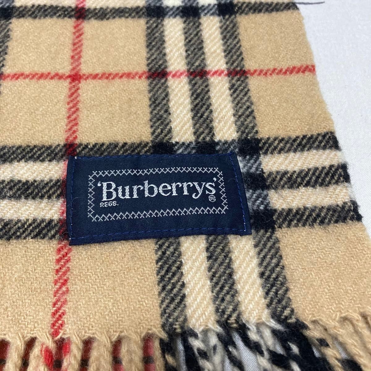 BURBERRY バーバリー ウール 膝掛け ひざ掛け 西川産業 大判ストール 日本製 ノバチェック ブランケット