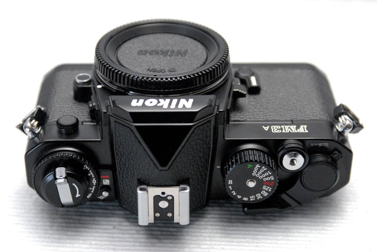 （綺麗）Nikon ニコン 希少な高級一眼レフカメラ FM3A（黒）ボディ 超希少・良好品 （腐食無し）_画像4