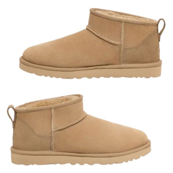 ※訳あり アウトレット UGG(アグ)メンズ ムートン ブーツ クラシックウルトラミニ CLASSIC ULTRA MINI 1137391 MUSTARD_SEED US9(27.0cm)_画像3