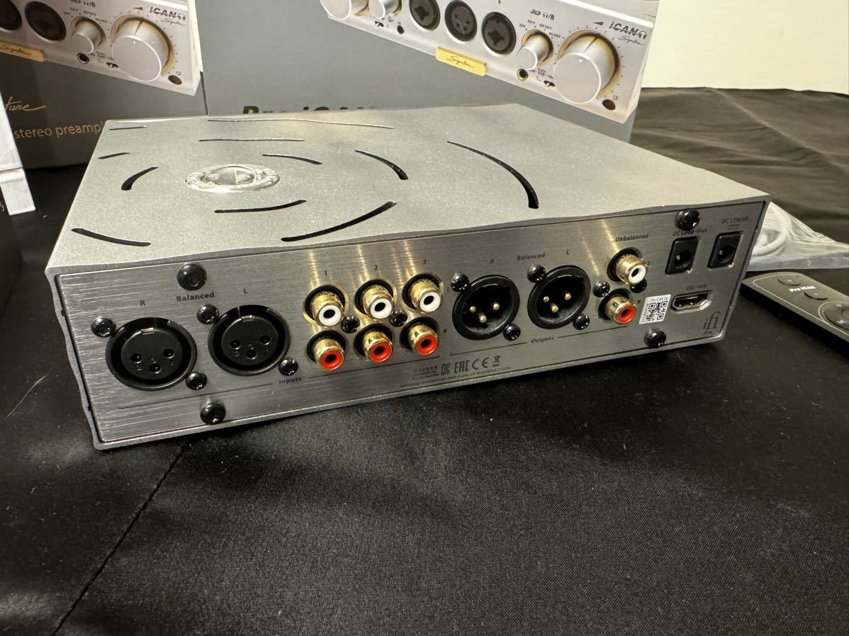 iFi audio pro iCAN signature ヘッドホンアンプ 中古美品_画像3