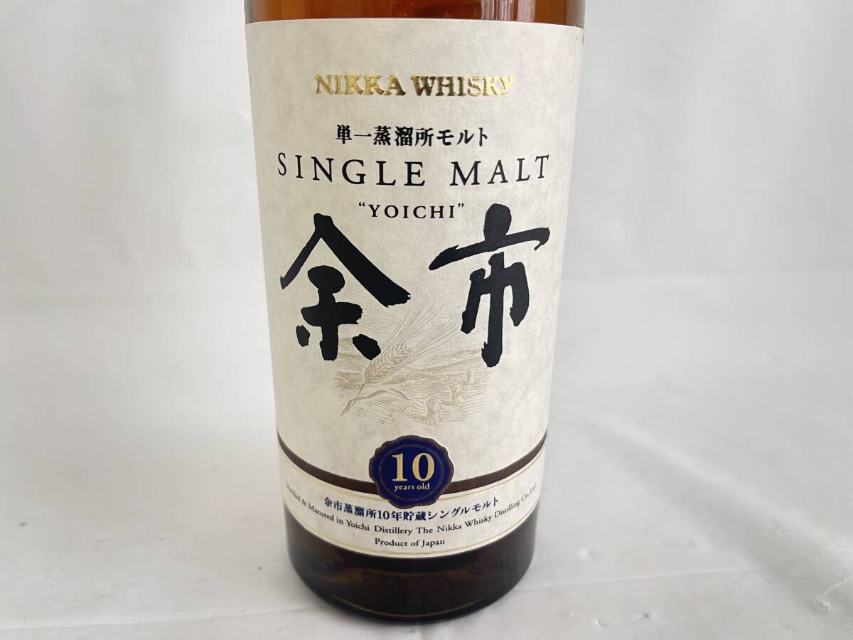 SM0602-19I　NIKKA WHISKY　余市　10年　単一蒸溜所モルト　SINGLE MALT　700ml　45％　ニッカウイスキー　古酒_画像3