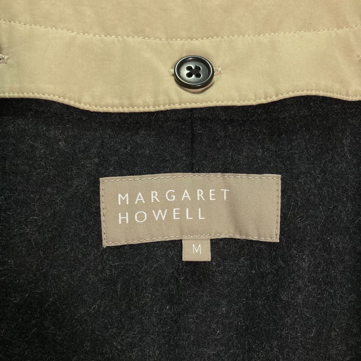 【希少】MARGARET HOWELL ライナー付 ステンカラーコート 日本製